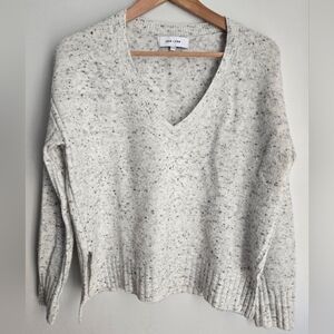 JOHN + JENN Gray V-Neck Sweater